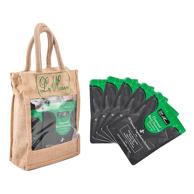 Lamarinere Charcoal Monodose Facial Kit (Pack of 10pcs)