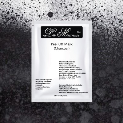 Lamarinere Charcoal Peel Off Mask 20gm (Pack of 3pcs)