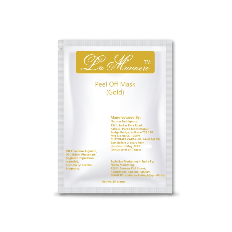 Lamarinere Gold Peel Off Mask 20gm (Pack of 10pcs)
